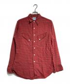 ROEBUCKSローバックス）の古着「ウエスタンチャックシャツ/western check shirt」｜レッド