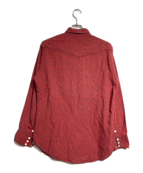 ROEBUCKS（ローバックス）ROEBUCKS (ローバックス) ウエスタンチャックシャツ/western check shirt レッド サイズ:不明の古着・服飾アイテム