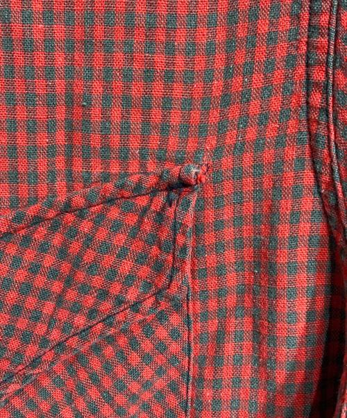 ROEBUCKS（ローバックス）ROEBUCKS (ローバックス) ウエスタンチャックシャツ/western check shirt レッド サイズ:不明の古着・服飾アイテム