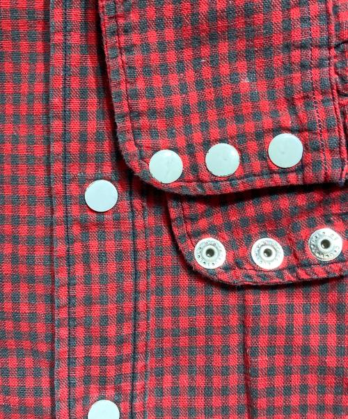 ROEBUCKS（ローバックス）ROEBUCKS (ローバックス) ウエスタンチャックシャツ/western check shirt レッド サイズ:不明の古着・服飾アイテム