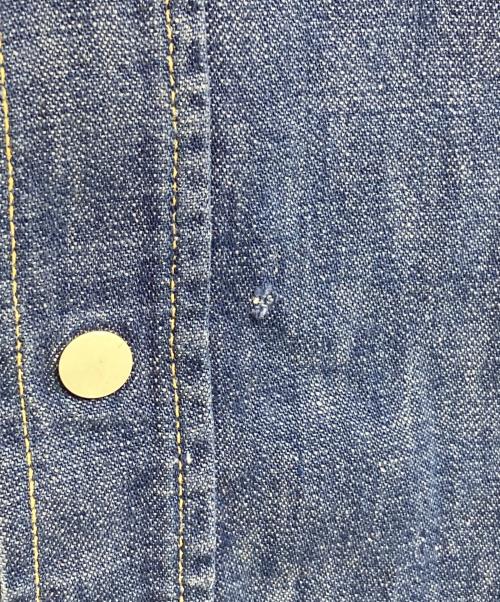 ROEBUCKS（ローバックス）ROEBUCKS (ローバックス) デニムウエスタンシャツ/Denim Western Shirt インディゴ サイズ:不明の古着・服飾アイテム