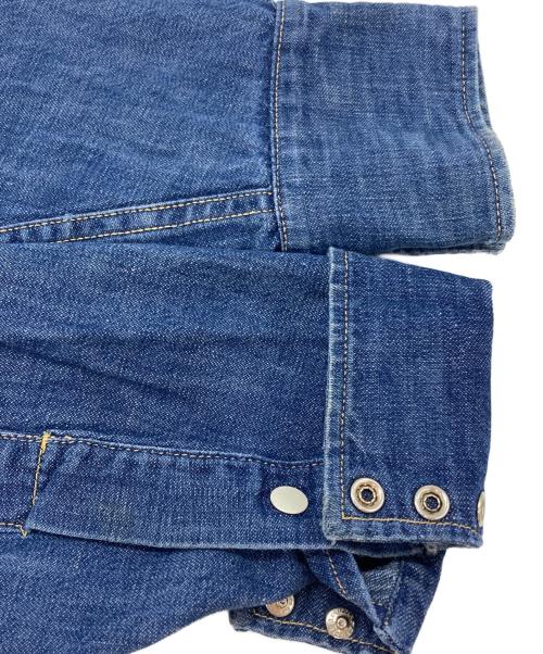 ROEBUCKS（ローバックス）ROEBUCKS (ローバックス) デニムウエスタンシャツ/Denim Western Shirt インディゴ サイズ:不明の古着・服飾アイテム