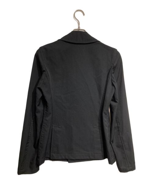 COMME des GARCONS HOMME PLUS（コムデギャルソンオムプリュス）COMME des GARCONS HOMME PLUS (コムデギャルソンオムプリュス) ウールギャバダブルジャケット/Wool Gabardine Double-Breasted Jacket ブラック サイズ:XSの古着・服飾アイテム