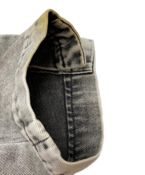 BLACK COMME des GARCONS（ブラックコムデギャルソン）BLACK COMME des GARCONS (ブラックコムデギャルソン) ケミカルウォッシュ4ボタンテーラードジャケット/Tailored Jacket グレー サイズ:Lの古着・服飾アイテム