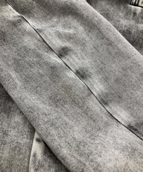 BLACK COMME des GARCONS（ブラックコムデギャルソン）BLACK COMME des GARCONS (ブラックコムデギャルソン) ケミカルウォッシュ4ボタンテーラードジャケット/Tailored Jacket グレー サイズ:Lの古着・服飾アイテム
