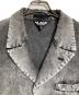 中古・古着 BLACK COMME des GARCONS (ブラックコムデギャルソン) ケミカルウォッシュ4ボタンテーラードジャケット/Tailored Jacket グレー サイズ:L：18000円