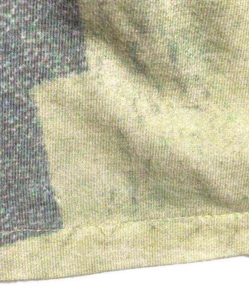 JOHN GALLIANO（ジョンガリアーノ）JOHN GALLIANO (ジョンガリアーノ) 転写プリントTシャツ/Transfer print T-shirt グリーン×イエロー サイズ:Sの古着・服飾アイテム