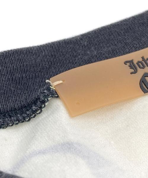 JOHN GALLIANO（ジョンガリアーノ）JOHN GALLIANO (ジョンガリアーノ) 転写プリントTシャツ/Transfer print T-shirt グリーン×イエロー サイズ:Sの古着・服飾アイテム