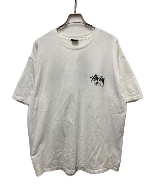 stussy（ステューシー）stussy (ステューシー) Paris Tee ホワイト サイズ:XLの古着・服飾アイテム