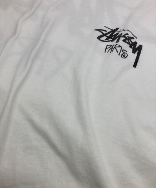 stussy（ステューシー）stussy (ステューシー) Paris Tee ホワイト サイズ:XLの古着・服飾アイテム