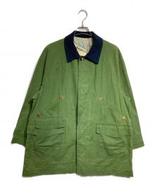 HERMES（エルメス）の古着「襟切替フィールドコート/field coat」｜グリーン