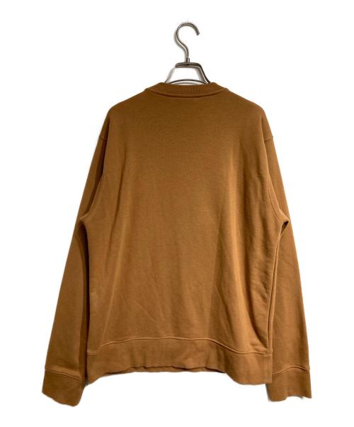 LACOSTE（ラコステ）LACOSTE (ラコステ) ワッペンスウェット/patch sweatshirt ブラウン サイズ:Lの古着・服飾アイテム