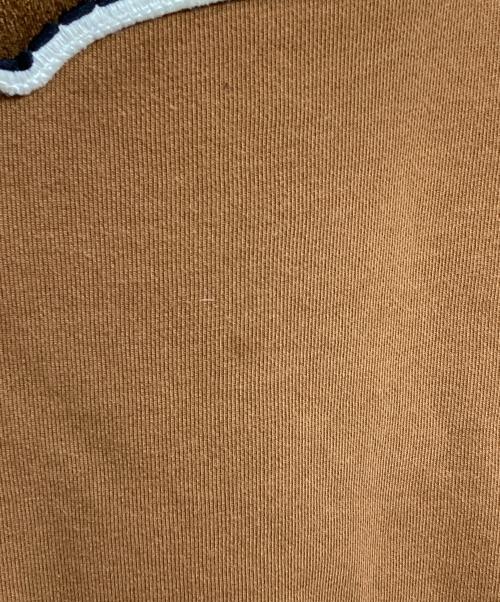 LACOSTE（ラコステ）LACOSTE (ラコステ) ワッペンスウェット/patch sweatshirt ブラウン サイズ:Lの古着・服飾アイテム