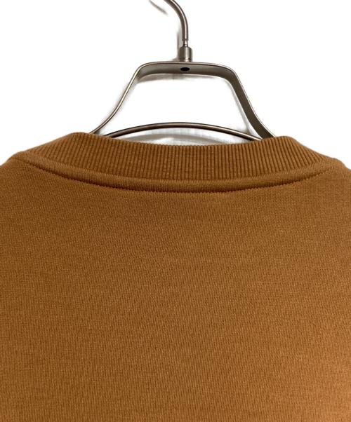 LACOSTE（ラコステ）LACOSTE (ラコステ) ワッペンスウェット/patch sweatshirt ブラウン サイズ:Lの古着・服飾アイテム