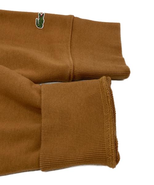 LACOSTE（ラコステ）LACOSTE (ラコステ) ワッペンスウェット/patch sweatshirt ブラウン サイズ:Lの古着・服飾アイテム