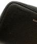 中古・古着 Saint Laurent Paris (サンローランパリ) キャビアスキンラウンドファスナーロゴコインケース/ Caviar Skin Round Zip Coin Case with Logo ブラック：13000円