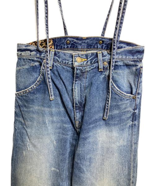 Whim Gazette（ウィムガゼット）Whim Gazette (ウィムガゼット) サスペンダーDENIM/デニム インディゴ サイズ:Fの古着・服飾アイテム