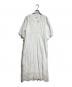 ne quittez pas（ヌキテパ）の古着「COTTON VOILE DOT HEMLA DRESS/コットンボイル ドット柄 ヘムラ ドレス（ワンピース）」｜ホワイト