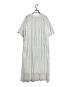 ne quittez pas (ヌキテパ) COTTON VOILE DOT HEMLA DRESS/コットンボイル ドット柄 ヘムラ ドレス（ワンピース） ホワイト サイズ:Free：18000円