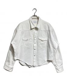 UNUSED（アンユーズド）の古着「Denim western jacket/デニム ウエスタン ジャケット」｜ホワイト