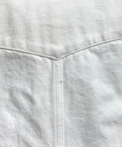 UNUSED（アンユーズド）UNUSED (アンユーズド) Denim western jacket/デニム ウエスタン ジャケット ホワイト サイズ:2の古着・服飾アイテム
