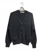 COMME des GARCONS HOMMEコムデギャルソン オム）の古着「ウールニットカーディガン/Wool knit cardigan」｜ブラック