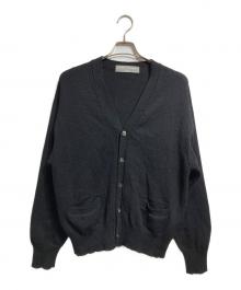COMME des GARCONS HOMME（コムデギャルソン オム）の古着「ウールニットカーディガン/Wool knit cardigan」｜ブラック