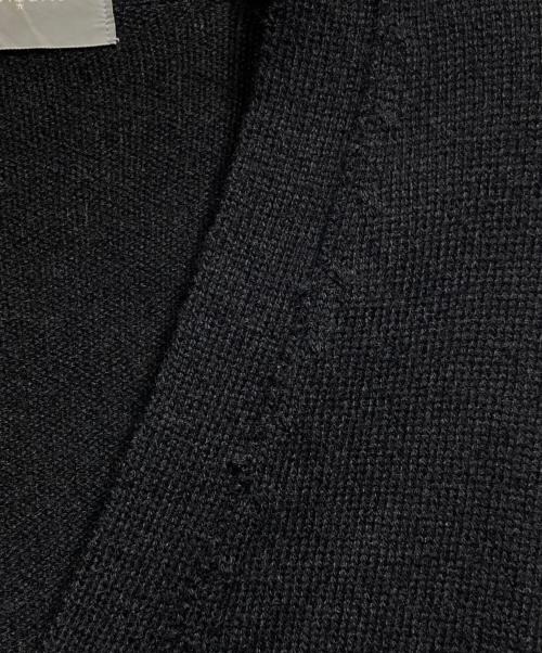 COMME des GARCONS HOMME（コムデギャルソン オム）COMME des GARCONS HOMME (コムデギャルソン オム) ウールニットカーディガン/Wool knit cardigan ブラック サイズ:不明の古着・服飾アイテム