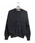 COMME des GARCONS HOMME（コムデギャルソン オム）の古着「ウールニットカーディガン/Wool knit cardigan」｜ブラック