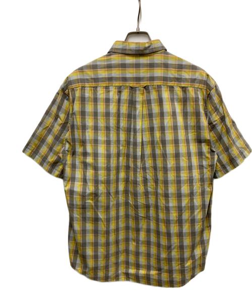 stussy（ステューシー）stussy (ステューシー) 00sチェックシャツ グレー×イエロー サイズ:Mの古着・服飾アイテム