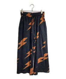 TENDER PERSON（テンダ―パーソン）の古着「BOLT LOUNGE PANTS/ボルト ラウンジ パンツ」｜ブラック