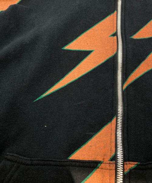 TENDER PERSON（テンダ―パーソン）TENDER PERSON (テンダ―パーソン) BOLT ZIP HOODIE ブラック サイズ:Lの古着・服飾アイテム