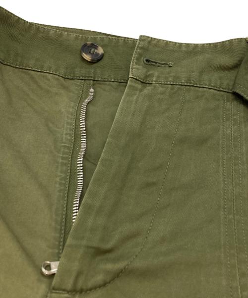 J.W.ANDERSON（ジェイダブリューアンダーソン）J.W.ANDERSON (ジェイダブリューアンダーソン) Wide leg trousers/ワイドレッグトラウザーズ グリーン サイズ:46の古着・服飾アイテム