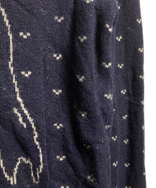 Hysteric Glamour（ヒステリックグラマー）Hysteric Glamour (ヒステリックグラマー) ヒスガールカーディガン/Hysteric Girl Cardigan ネイビー サイズ:Sの古着・服飾アイテム