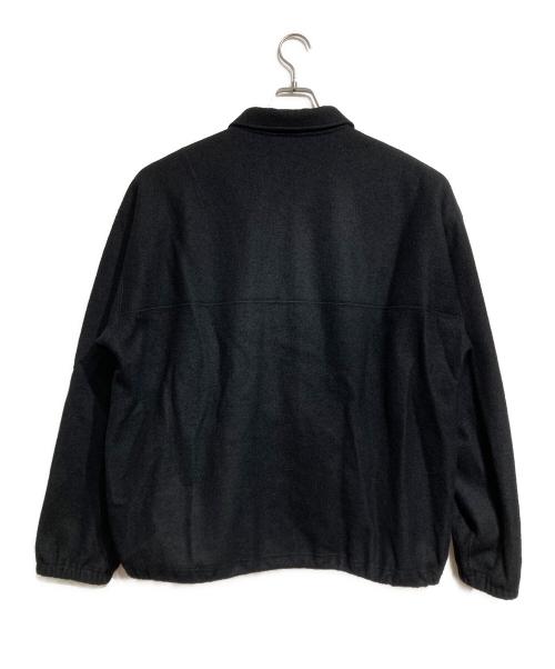 ANCELLM（アンセルム）ANCELLM (アンセルム) WOOL PULL OVER SHIRT/ウールプルオーバーシャツ ブラック サイズ:2の古着・服飾アイテム