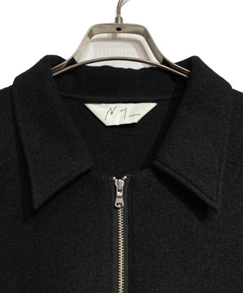 ANCELLM（アンセルム）ANCELLM (アンセルム) WOOL PULL OVER SHIRT/ウールプルオーバーシャツ ブラック サイズ:2の古着・服飾アイテム