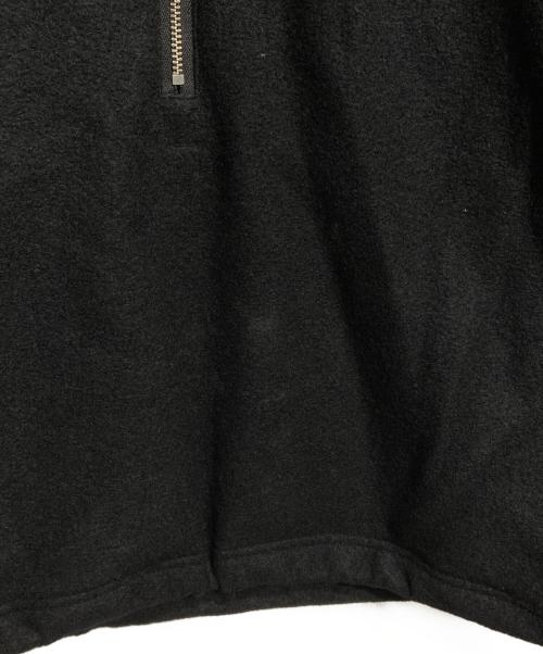 ANCELLM（アンセルム）ANCELLM (アンセルム) WOOL PULL OVER SHIRT/ウールプルオーバーシャツ ブラック サイズ:2の古着・服飾アイテム