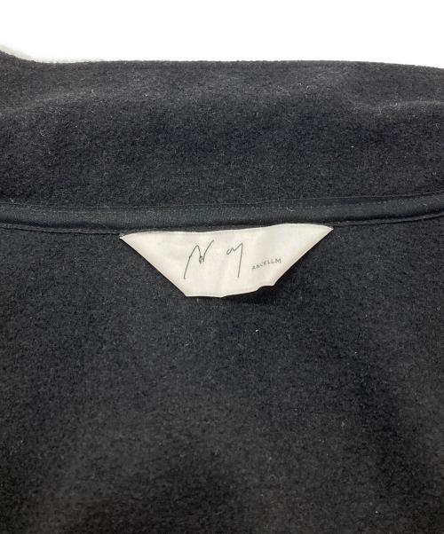 ANCELLM（アンセルム）ANCELLM (アンセルム) WOOL PULL OVER SHIRT/ウールプルオーバーシャツ ブラック サイズ:2の古着・服飾アイテム