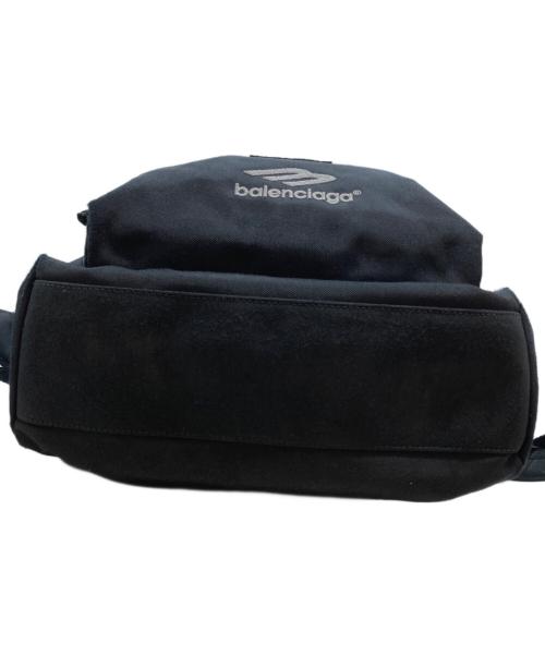 BALENCIAGA（バレンシアガ）BALENCIAGA (バレンシアガ) Explorerマルチロゴバックパック/Backpack ブラックの古着・服飾アイテム