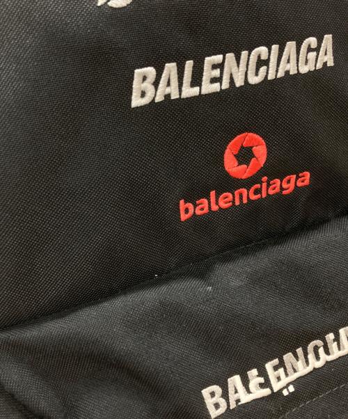 BALENCIAGA（バレンシアガ）BALENCIAGA (バレンシアガ) Explorerマルチロゴバックパック/Backpack ブラックの古着・服飾アイテム
