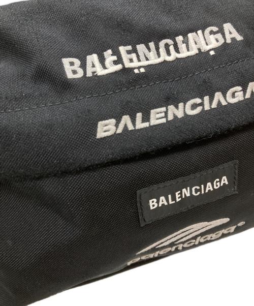 BALENCIAGA（バレンシアガ）BALENCIAGA (バレンシアガ) Explorerマルチロゴバックパック/Backpack ブラックの古着・服飾アイテム