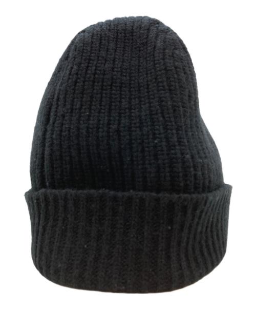 CELINE（セリーヌ）CELINE (セリーヌ) エンブロイダリーニット帽/Embroidery Knit Cap ブラック サイズ:TUの古着・服飾アイテム