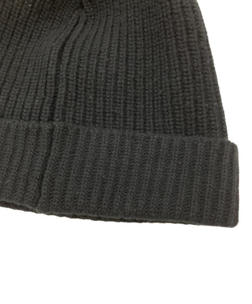 CELINE（セリーヌ）CELINE (セリーヌ) エンブロイダリーニット帽/Embroidery Knit Cap ブラック サイズ:TUの古着・服飾アイテム