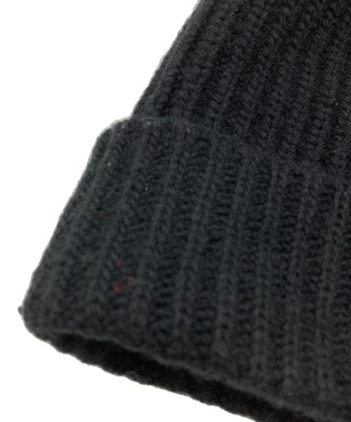 CELINE（セリーヌ）CELINE (セリーヌ) エンブロイダリーニット帽/Embroidery Knit Cap ブラック サイズ:TUの古着・服飾アイテム
