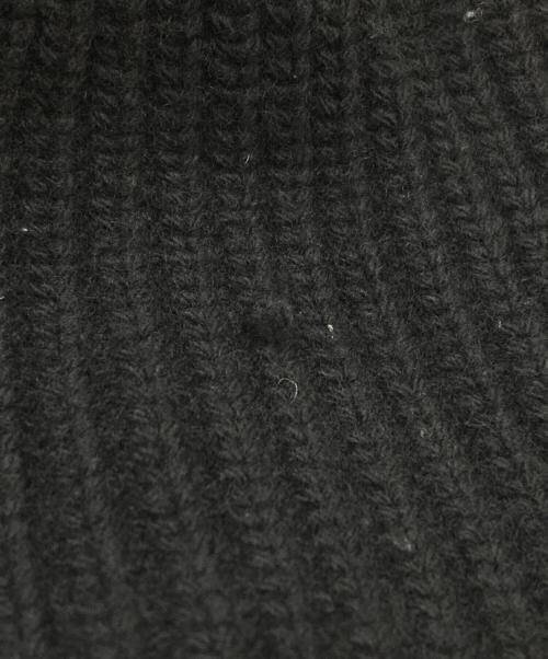 CELINE（セリーヌ）CELINE (セリーヌ) エンブロイダリーニット帽/Embroidery Knit Cap ブラック サイズ:TUの古着・服飾アイテム