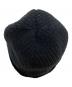 中古・古着 CELINE (セリーヌ) エンブロイダリーニット帽/Embroidery Knit Cap ブラック サイズ:TU：20000円