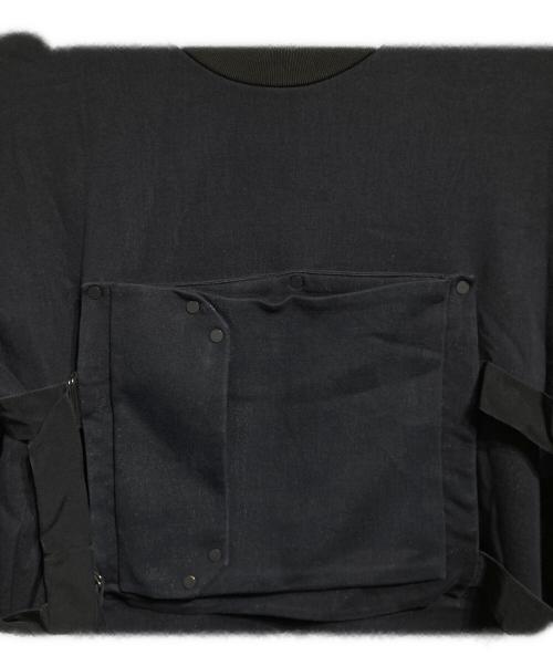 OAMC（オーエーエムシー）OAMC (オーエーエムシー) タクティカルモックネックスウェット ブラック サイズ:XLの古着・服飾アイテム