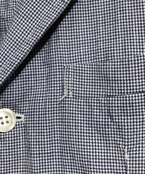 COMME des GARCONS HOMME（コムデギャルソン オム）COMME des GARCONS HOMME (コムデギャルソン オム) 千鳥格子テーラードジャケット/Tailored jacket ネイビー サイズ:Sの古着・服飾アイテム