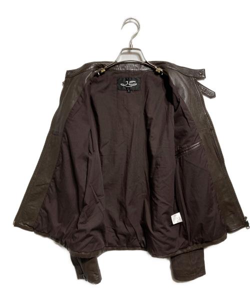 JACKROSE（ジャックローズ）JACKROSE (ジャックローズ) レザージャケット/Leather Jacket ブラウン サイズ:3の古着・服飾アイテム