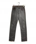LEVI'Sリーバイス）の古着「USA製先染め501ブラックデニムパンツ/Black Denim Pants」｜ブラック